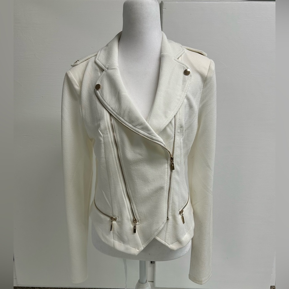 Windsor - women’s cropped Moto style jacket size large